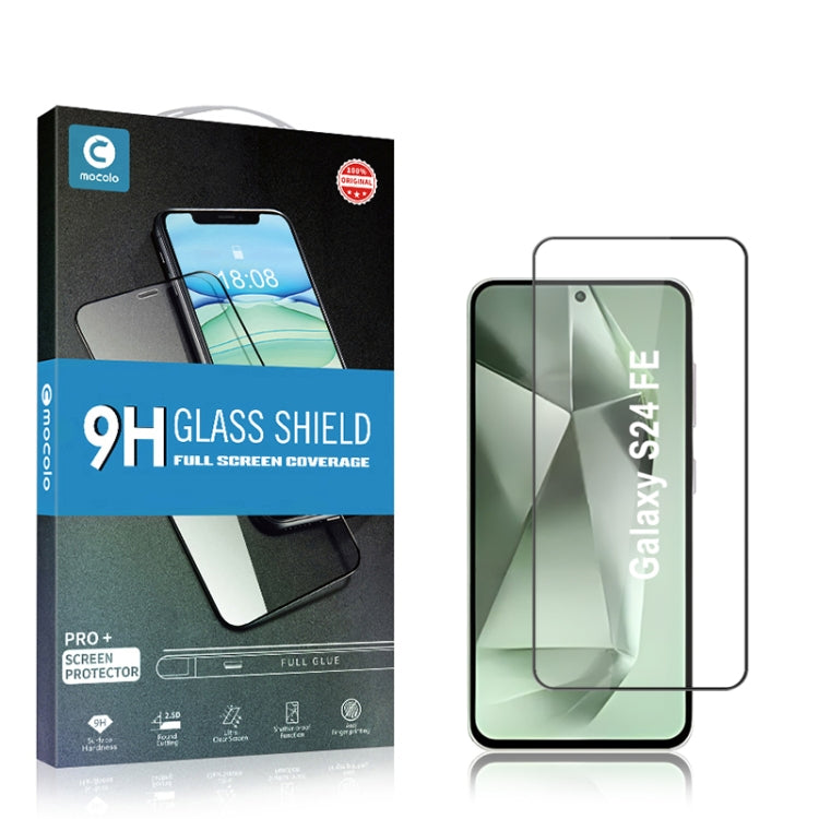 For Samsung Galaxy S24 FE 5G mocolo 2.5D Full Glue Full Cover Tempered Glass Film - Galaxy S24 FE 5G Tempered Glass by mocolo | Online Shopping UK | buy2fix