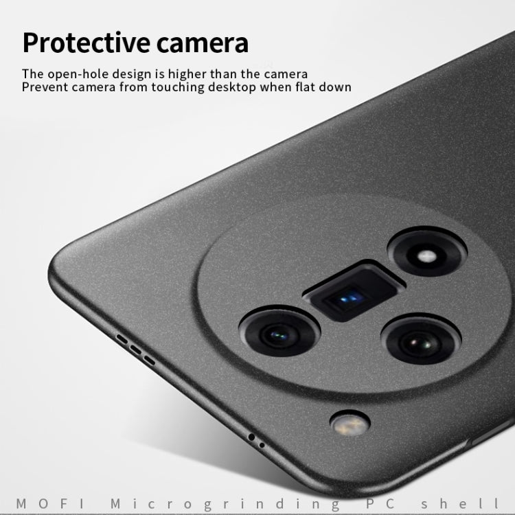 For OPPO Find X7 Ultra MOFI Fandun Series Frosted PC Ultra-thin All-inclusive Phone Case(Black) - Find X7 Ultra Cases by MOFI | Online Shopping UK | buy2fix