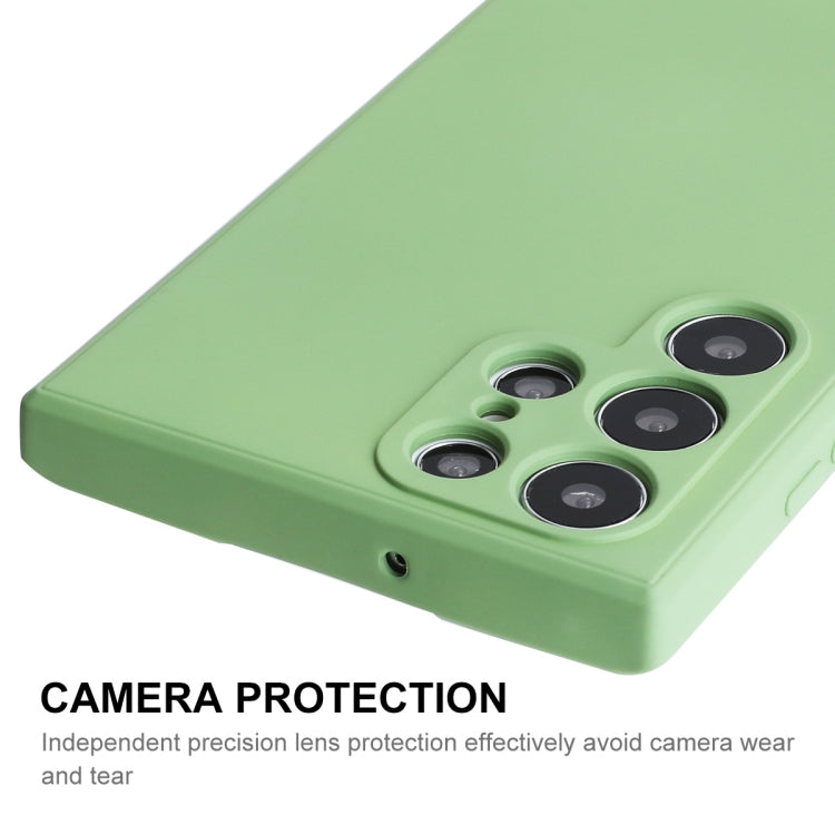 For Samsung Galaxy S24 Ultra 5G ENKAY Liquid Silicone Soft Shockproof Phone Case(Dark Green) - Galaxy S24 Ultra 5G Cases by ENKAY | Online Shopping UK | buy2fix