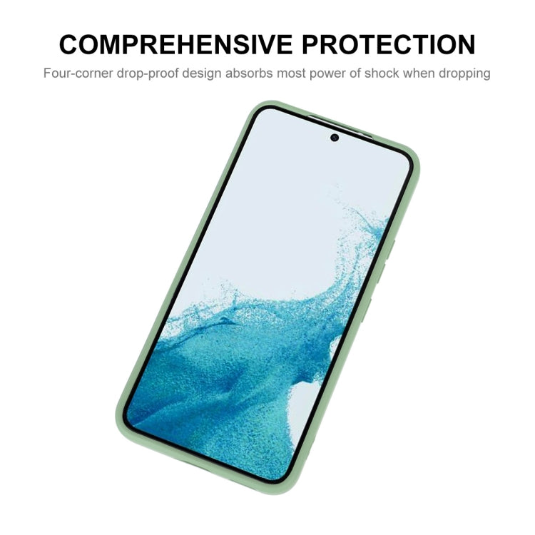 For Samsung Galaxy S24+ 5G ENKAY Liquid Silicone Soft Shockproof Phone Case(Dark Green) - Galaxy S24+ 5G Cases by ENKAY | Online Shopping UK | buy2fix