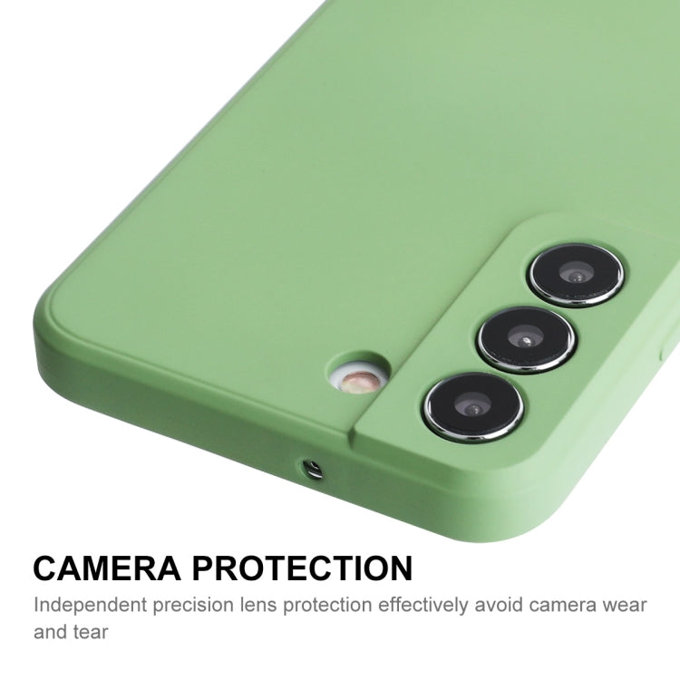 For Samsung Galaxy S24+ 5G ENKAY Liquid Silicone Soft Shockproof Phone Case(Light Green) - Galaxy S24+ 5G Cases by ENKAY | Online Shopping UK | buy2fix