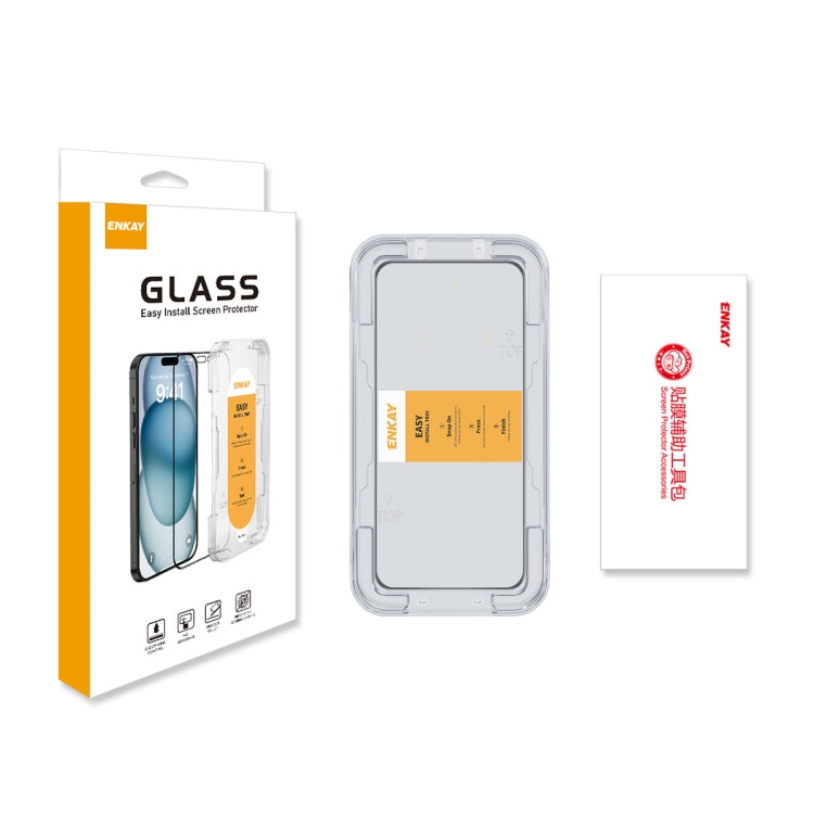 For Samsung Galaxy S24 FE 5G ENKAY Easy Install High Alumina Silicon Full Glass Film - Galaxy S24 FE 5G Tempered Glass by ENKAY | Online Shopping UK | buy2fix