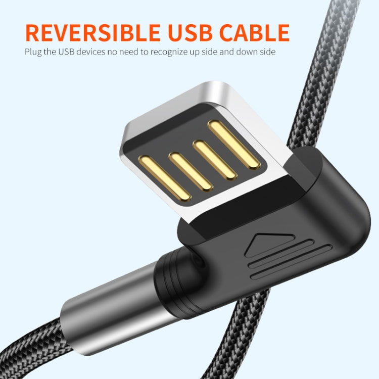 ENKAY 3A Elbow Reversible USB to Elbow Type-C Fast Charging Data Cable, Length:1m - USB-C & Type-C Cable by ENKAY | Online Shopping UK | buy2fix