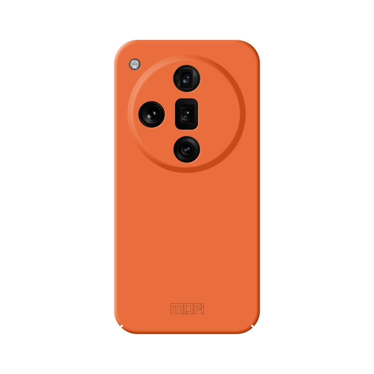 For OPPO Find X7 MOFI Qin Series Skin Feel All-inclusive PC Phone Case(Orange) - Find X7 Cases by MOFI | Online Shopping UK | buy2fix