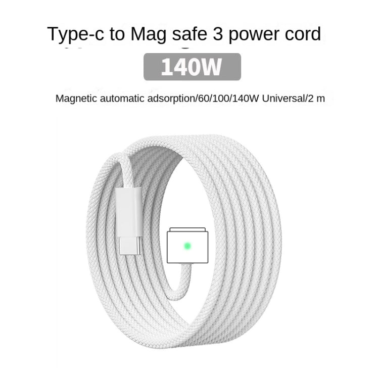 AU Plug 140W USB-C PD Power Adapter with Type-C to Magsafe3 Magnetic Charging Cable, Length: 2 m - Cable & Adapter by buy2fix | Online Shopping UK | buy2fix