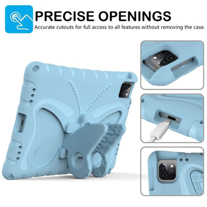 For iPad Air 11 2024 Butterfly Bracket EVA Shockproof Tablet Case(Light Blue) - iPad Air 11 2024 Cases by buy2fix | Online Shopping UK | buy2fix