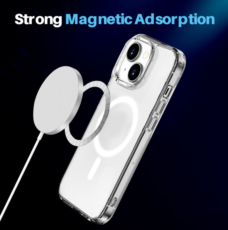 For iPhone 14 NORTHJO 5 in 1 Magsafe Clear Phone Case with 2pcs Screen Film + 2pcs Rear Lens Film - iPhone 14 Cases by NORTHJO | Online Shopping UK | buy2fix