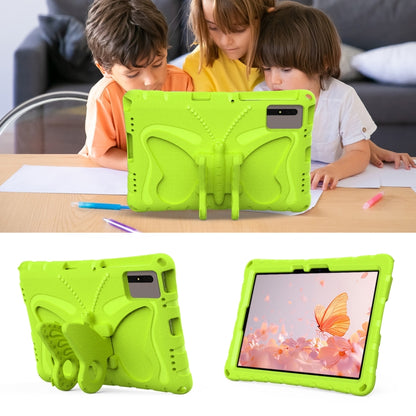 For Samsung Galaxy Tab S9 FE X510 Butterfly Bracket EVA Shockproof Tablet Case(Grass Green) - Galaxy Tab S9 FE by buy2fix | Online Shopping UK | buy2fix