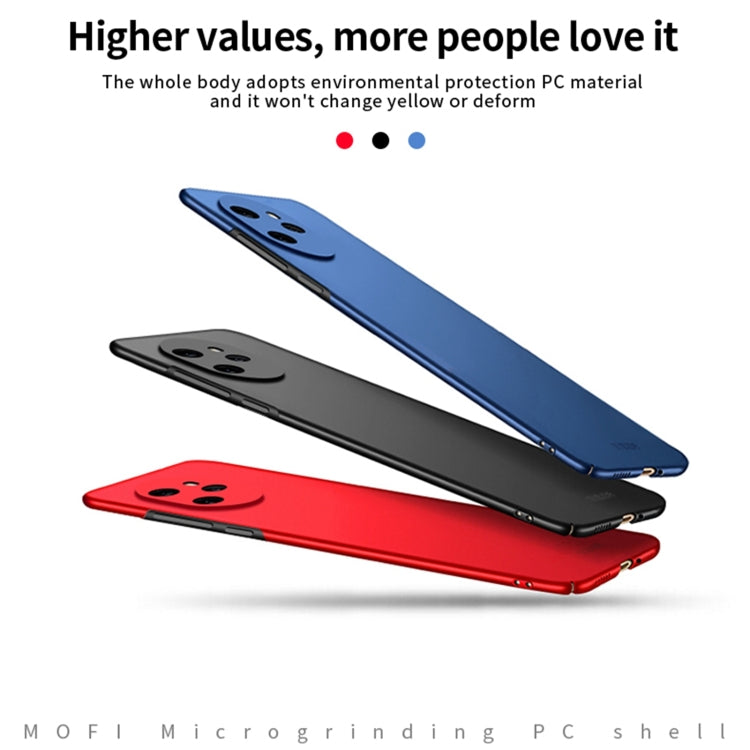 For Honor 100 Pro MOFI Frosted PC Ultra-thin Hard Phone Case(Red) - Huawei Cases by MOFI | Online Shopping UK | buy2fix