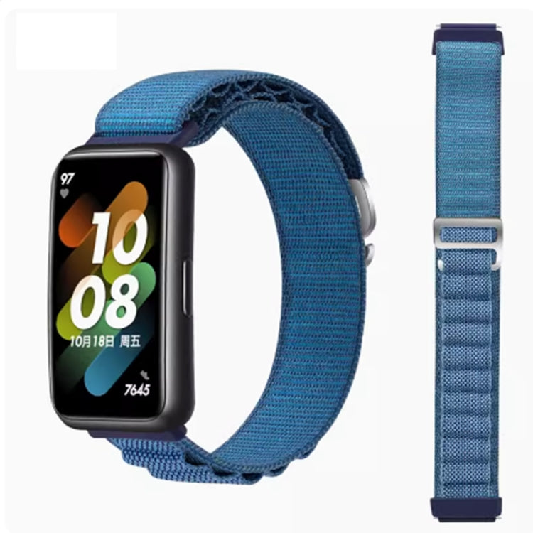 For Huawei Band 8 / 9 Loop Nylon Watch Band(Cape Blue) - Watch Bands by buy2fix | Online Shopping UK | buy2fix