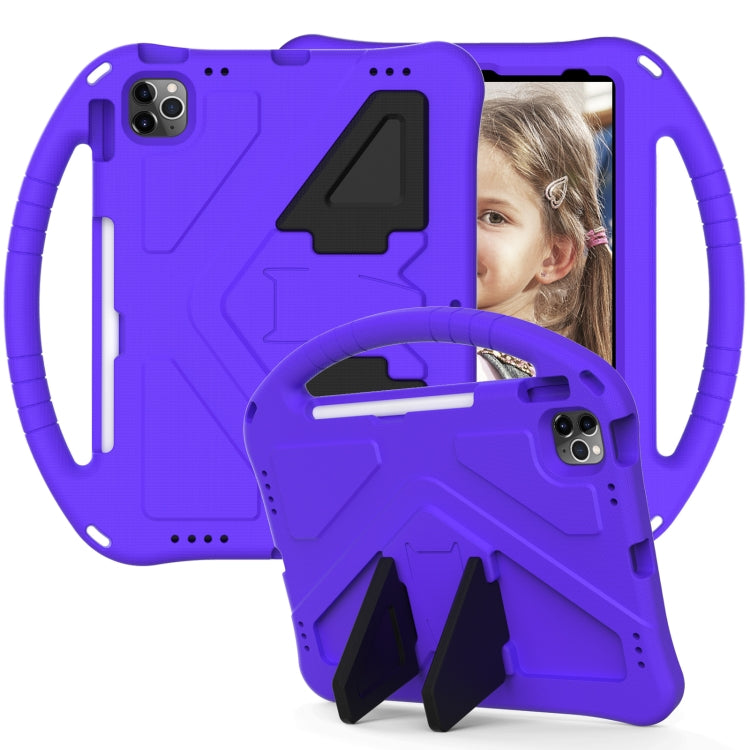 For iPad Pro 11 2024 EVA Shockproof Tablet Case with Holder(Purple) - iPad Pro 11 2024 Cases by buy2fix | Online Shopping UK | buy2fix