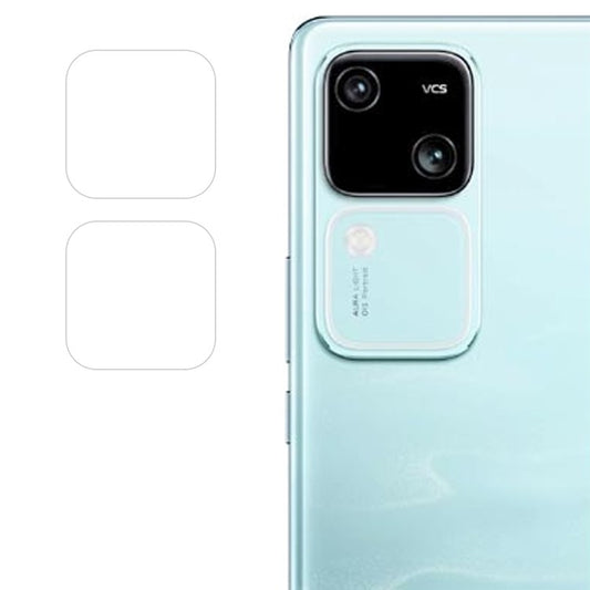 For vivo S18 / V30 Pro 2pcs ENKAY Hat-Prince 9H Rear Camera Lens Tempered Glass Film(Transparent) - S18 Tempered Glass by ENKAY | Online Shopping UK | buy2fix