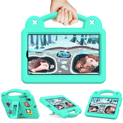 For Walmart Onn 7.0 Gen4 2024 Handle Kickstand Children EVA Shockproof Tablet Case(Mint Green) - Others by buy2fix | Online Shopping UK | buy2fix