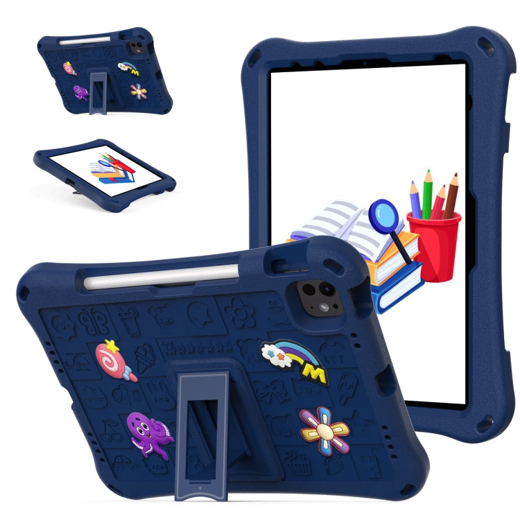 For iPad Pro 11 2024 Hi Baby EVA Full Body Tablet Case with Strap(Navy Blue) - iPad Pro 11 2024 Cases by buy2fix | Online Shopping UK | buy2fix