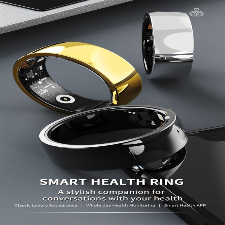 R09M SIZE 22 Smart Ring, Support Health Monitoring / Care For Families(Silver) - Smart Rings / Smart Telephones by buy2fix | Online Shopping UK | buy2fix