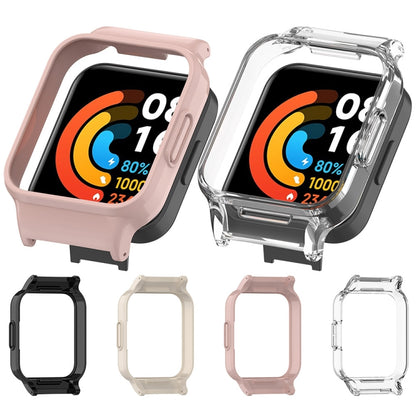 For Redmi Watch 4 Half Pack PC Watch Protective Case(Pink) - Watch Cases by buy2fix | Online Shopping UK | buy2fix