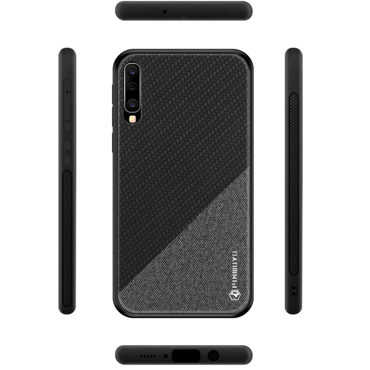 PINWUYO Honors Series Shockproof PC + TPU Protective Case for Galaxy A70(Yellow) - Galaxy Phone Cases by PINWUYO | Online Shopping UK | buy2fix