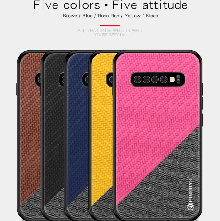 PINWUYO Honors Series Shockproof PC + TPU Protective Case for Galaxy S10 Plus(Blue) - Galaxy Phone Cases by PINWUYO | Online Shopping UK | buy2fix