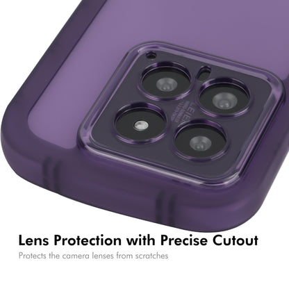 For Xiaomi 14 Pro ENKAY Hat-Prince Translucent Matte TPU Shockproof Phone Case(Purple) - 14 Pro Cases by ENKAY | Online Shopping UK | buy2fix