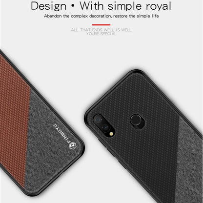 PINWUYO Honors Series Shockproof PC + TPU Protective Case for Xiaomi Redmi Note 7 / Note 7 Pro(Brown) - Xiaomi Cases by PINWUYO | Online Shopping UK | buy2fix