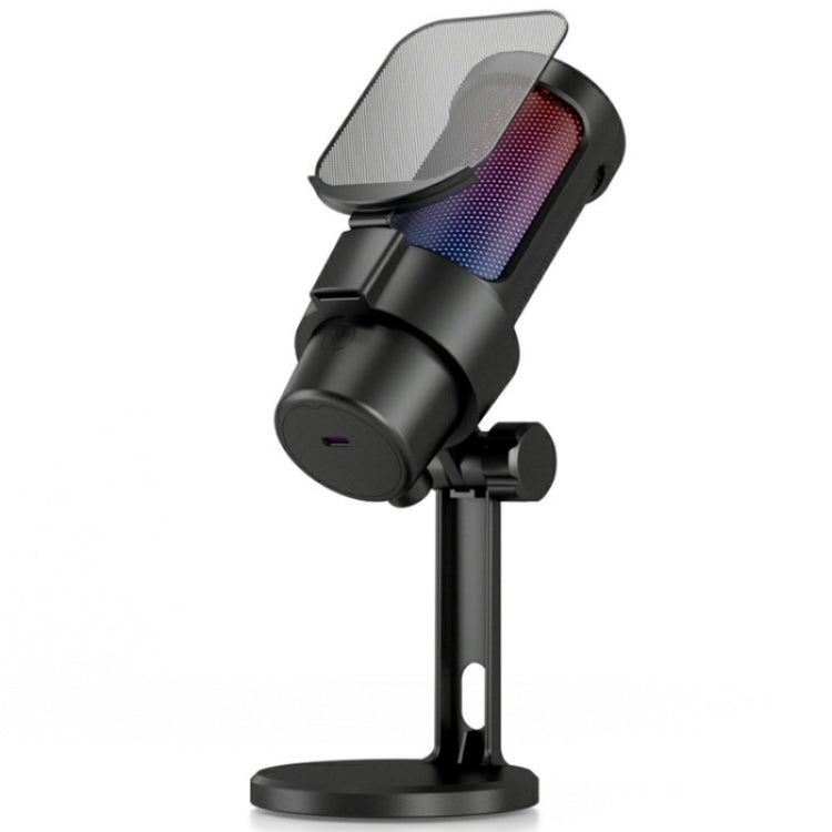 M8 Professional Desktop Condenser Microphone With RGB Light - Microphone by buy2fix | Online Shopping UK | buy2fix