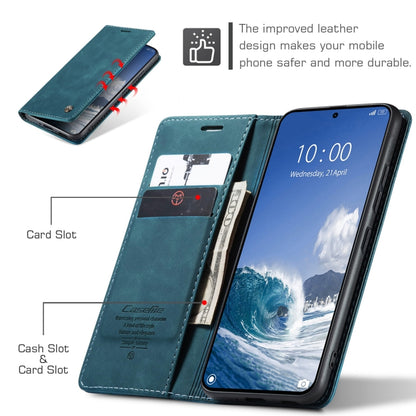 For Xiaomi 14T CaseMe 013 Multifunctional Horizontal Flip Leather Phone Case(Blue) - 14T Cases by CaseMe | Online Shopping UK | buy2fix