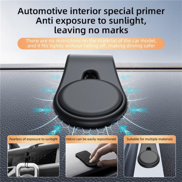 D1 Car Navigation Magnetic Flexible Aluminum Bendable Dashboard Cellphone Holder - Universal Car Holders by buy2fix | Online Shopping UK | buy2fix