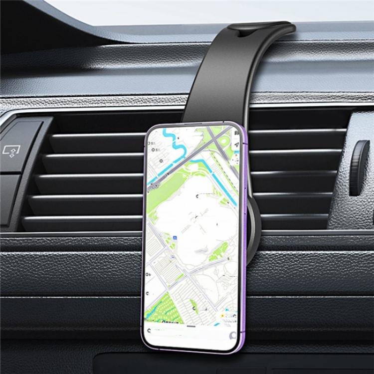 D1 Car Navigation Magnetic Flexible Aluminum Bendable Dashboard Cellphone Holder - Universal Car Holders by buy2fix | Online Shopping UK | buy2fix