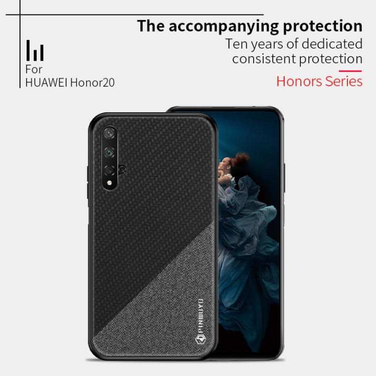 PINWUYO Honors Series Shockproof PC + TPU Protective Case for Huawei Honor 20(Red) - Honor Cases by PINWUYO | Online Shopping UK | buy2fix