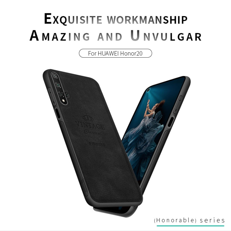 PINWUYO Shockproof Waterproof Full Coverage PC + TPU + Skin Protective Case for Huawei Honor 20(Gray) - Honor Cases by PINWUYO | Online Shopping UK | buy2fix