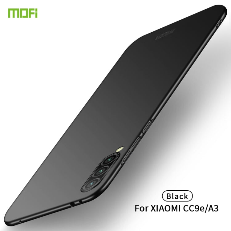 MOFI Frosted PC Ultra-thin Hard Case for Xiaomi CC9e / A3(Black) - Xiaomi Cases by MOFI | Online Shopping UK | buy2fix