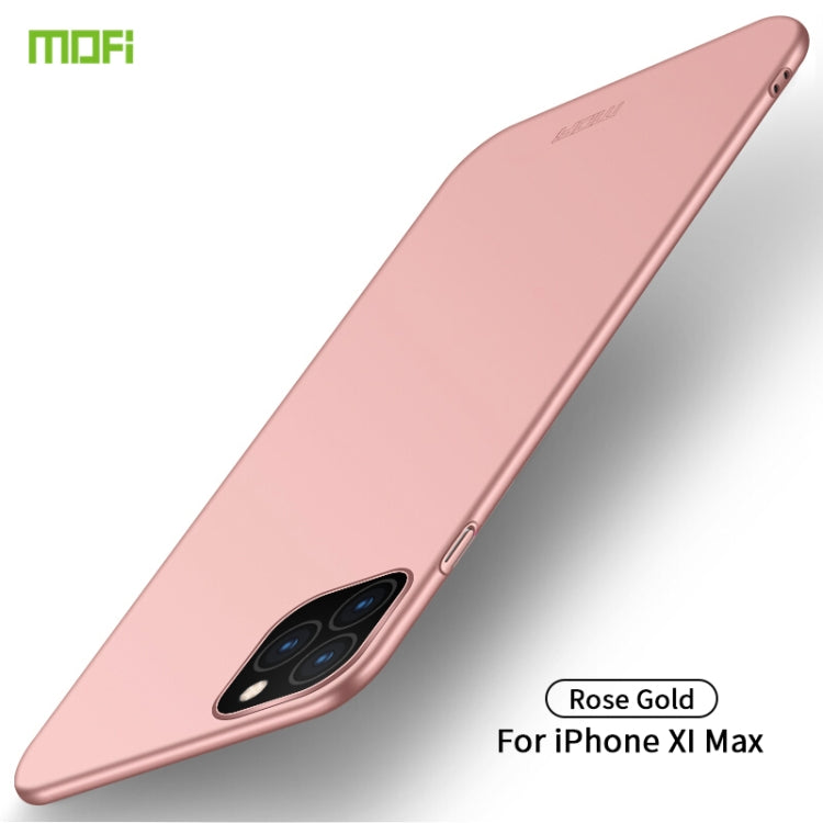 For iPhone 11 Pro Max MOFI Frosted PC Ultra-thin Hard Case (Rose gold) - iPhone 11 Pro Max Cases by MOFI | Online Shopping UK | buy2fix