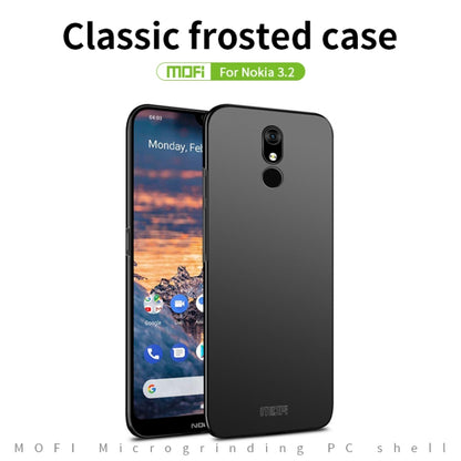 MOFI Frosted PC Ultra-thin Hard Case for Nokia 3.2(Black) - Google Cases by MOFI | Online Shopping UK | buy2fix