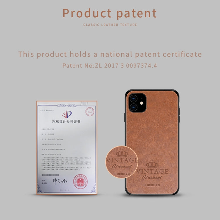 PINWUYO Pin Rui Series Classical Leather, PC + TPU + PU Leather Waterproof And Anti-fall All-inclusive Protective Shell for iPhone 11(Red) - More iPhone Cases by PINWUYO | Online Shopping UK | buy2fix