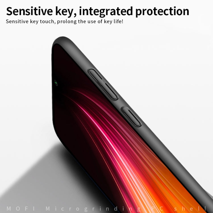 For Xiaomi RedMi Note8 MOFI Frosted PC Ultra-thin Hard Case(Black) - Xiaomi Cases by MOFI | Online Shopping UK | buy2fix