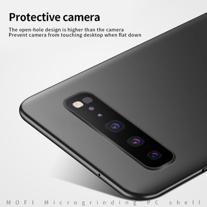 For Galaxy S10 5G MOFI Frosted PC Ultra-thin Hard Case(Black) - Galaxy Phone Cases by MOFI | Online Shopping UK | buy2fix