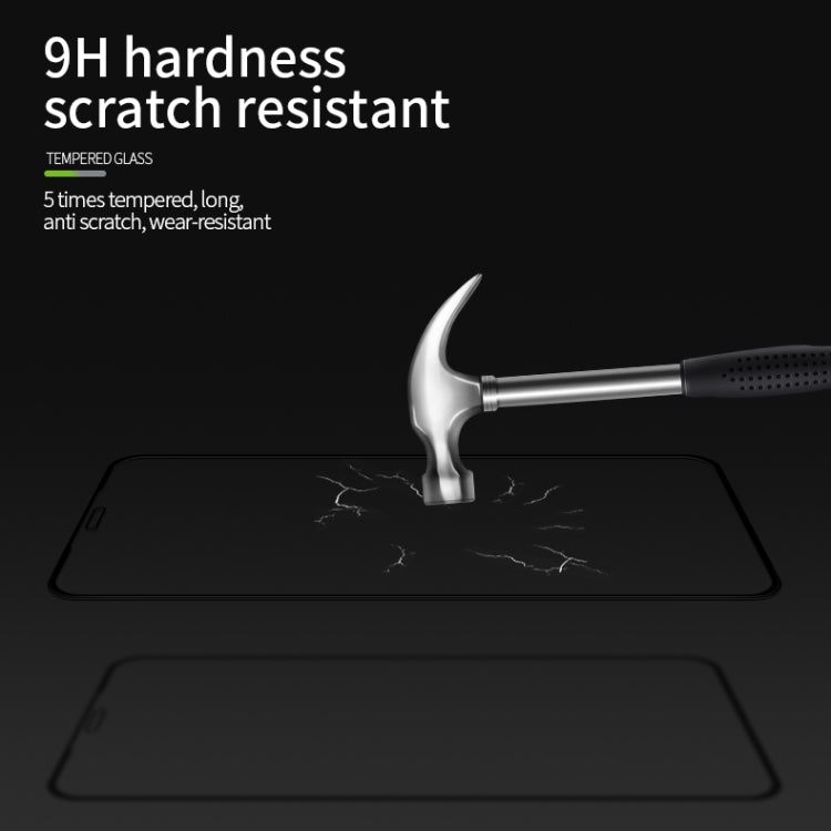 For iPhone 11 Pro  PINWUYO 9H 3D Curved Tempered Glass Film(Black) - iPhone 11 Pro Tempered Glass by PINWUYO | Online Shopping UK | buy2fix
