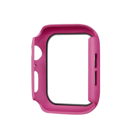 ENKAY Hat-prince Full Coverage PC Case + Tempered Glass Protector for Apple Watch Series 5 / 4 40mm(Rose) - Watch Cases by ENKAY | Online Shopping UK | buy2fix