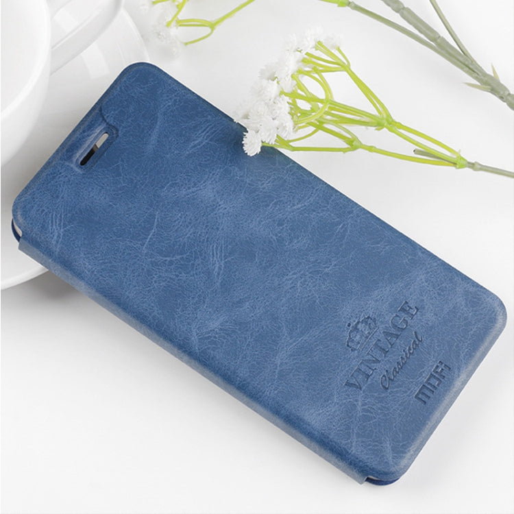 For Xiaomi RedMi 8 MOFI Crazy Horse Texture Horizontal Flip Protective Leather Case(Blue) - Xiaomi Cases by MOFI | Online Shopping UK | buy2fix