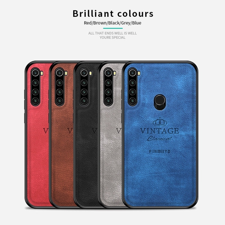 For Xiaomi RedMi Note8T PINWUYO Zun Series PC + TPU + Skin Waterproof And Anti-fall All-inclusive Protective Shell(Red) - Xiaomi Cases by PINWUYO | Online Shopping UK | buy2fix