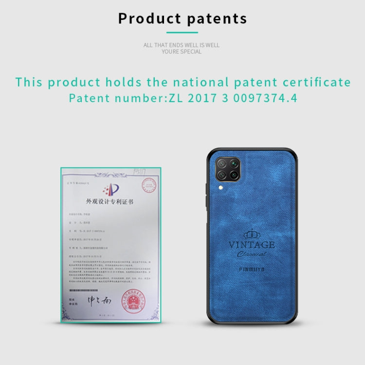 For Huawei Nova 6 SE PINWUYO Zun Series PC + TPU + Skin Waterproof And Anti-fall All-inclusive Protective Shell(Blue) - Huawei Cases by PINWUYO | Online Shopping UK | buy2fix