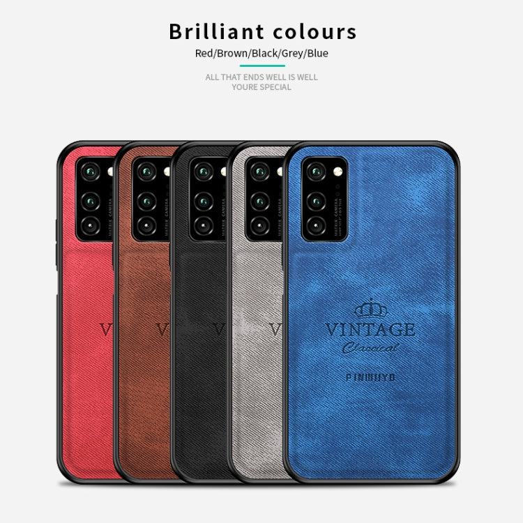 For Huawei Honor V30 / V30 Pro PINWUYO Zun Series PC + TPU + Skin Waterproof And Anti-fall All-inclusive Protective Shell(Black) - Honor Cases by PINWUYO | Online Shopping UK | buy2fix