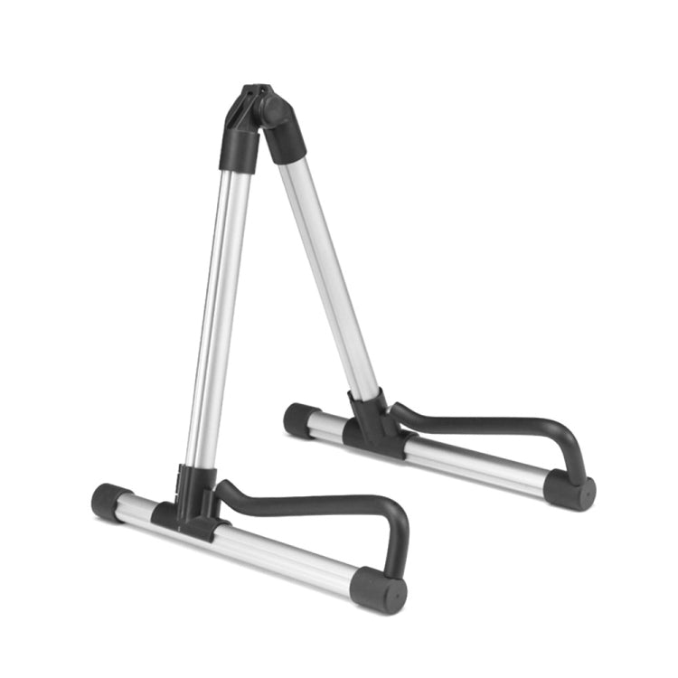 Silver SK20 Universal Foldable Aluminum Alloy Portable Guitar Stand String Instrument Stand - Other Accessories by buy2fix | Online Shopping UK | buy2fix