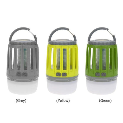 Solar Power Mosquito Killer Outdoor Hanging Camping Anti-insect Insect Killer, Color:Green + Solar Panel - Outdoor Insect Repellent by buy2fix | Online Shopping UK | buy2fix