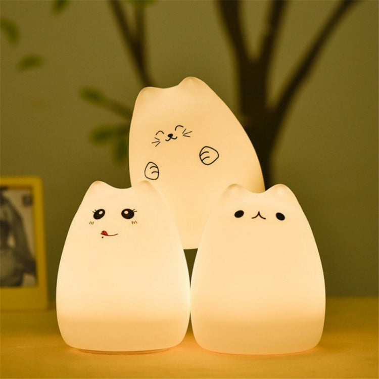 USB Charging Novelty Night Lights Cute Children Night Lamp Distant Control Touch Sensor Light Home Decor Lighting(Popular Cat ?) - Night Lights by buy2fix | Online Shopping UK | buy2fix