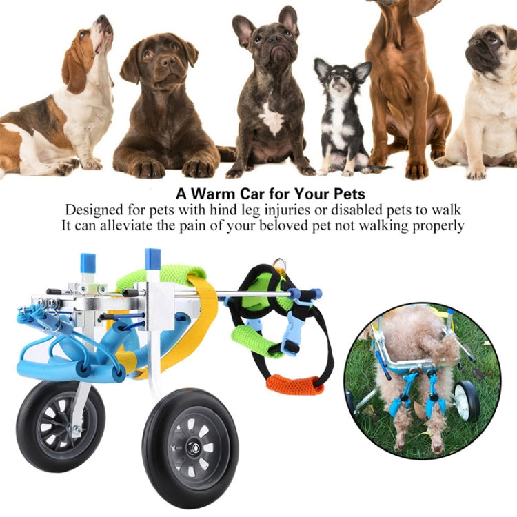 Pet Wheelchair Disabled Dog Old Dog Cat Assisted Walk Car Hind Leg Exercise Car For Dog/Cat Care, Size:XXS - Training Aids by buy2fix | Online Shopping UK | buy2fix