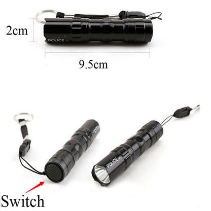 Mini Super Bright Flashlight Waterproof Small Torch Light with Keychain - LED Flashlight by buy2fix | Online Shopping UK | buy2fix