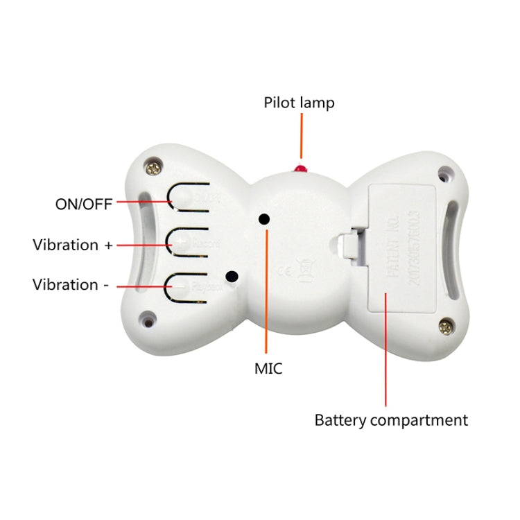 Automatic Voice Control Bark Arrester Collar Pet Supplies Trainer(Orange) - Training Aids by buy2fix | Online Shopping UK | buy2fix