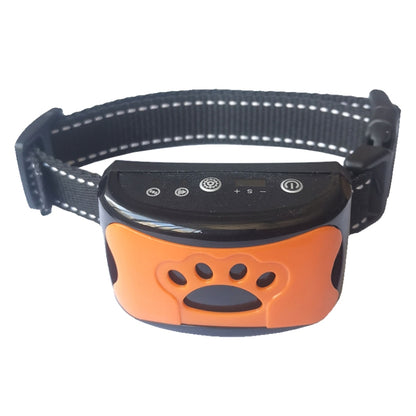 Rechargeable Waterproof Intelligent Identification Automatic Lock Bark Stop(Orange) - Training Aids by buy2fix | Online Shopping UK | buy2fix