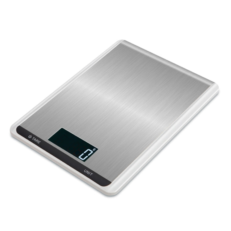 5kg/1g Stainless Steel Kitchen Scale Household Food Electronic Scale(White) - Kitchen Scales by buy2fix | Online Shopping UK | buy2fix